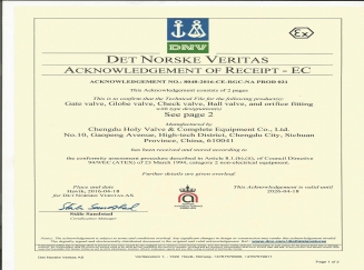 ATEX CERTIFICATE